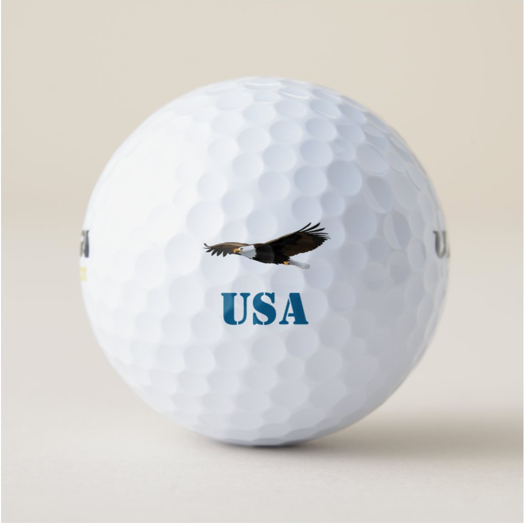 USA Bald Eagle Golf Ball