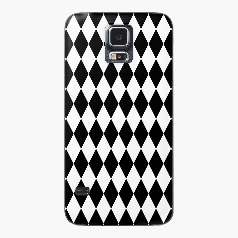 Black and White Harlequin Samsung Galaxy Case