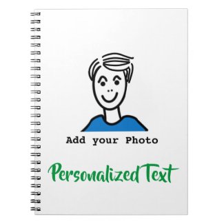 Add your photo personalized notebook
