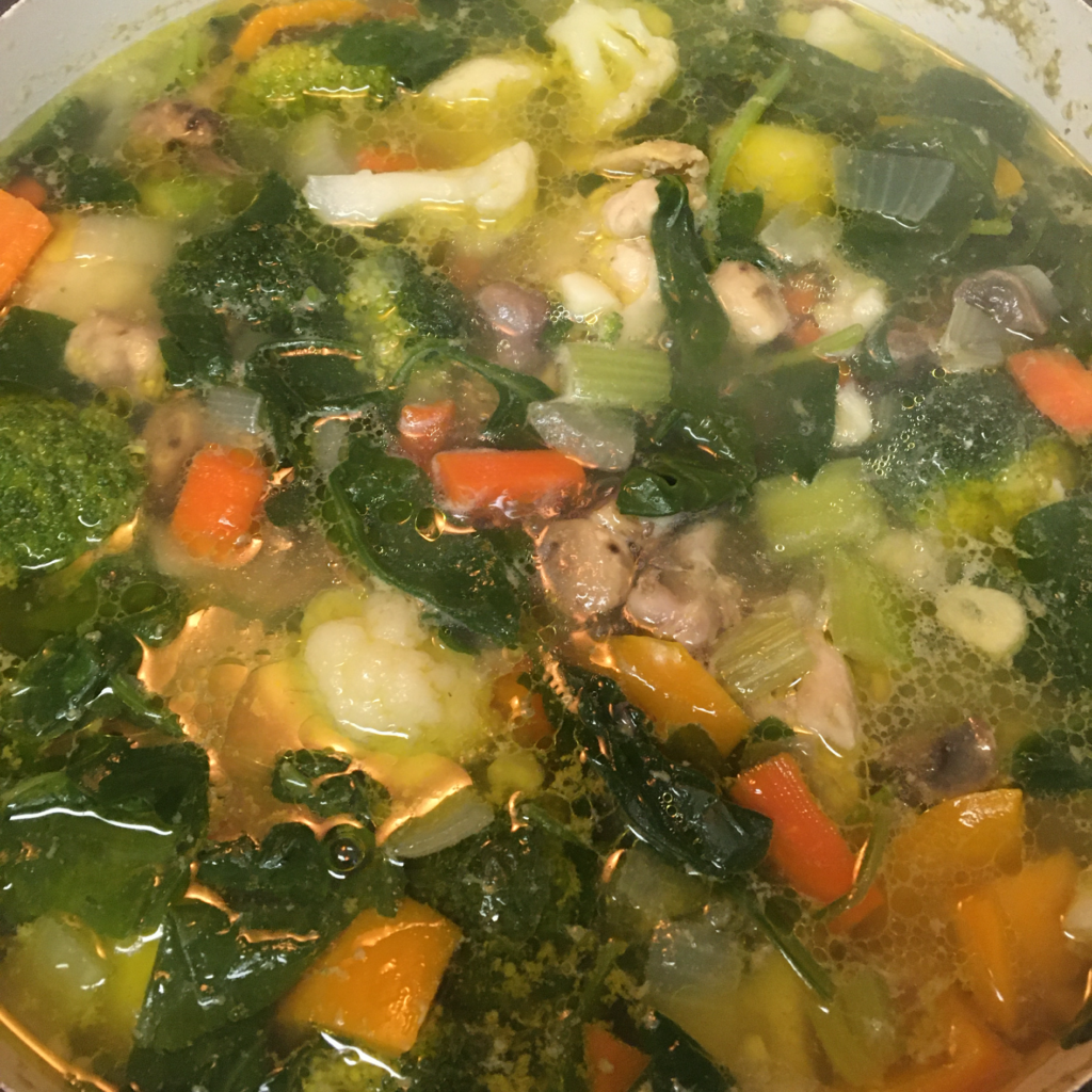 Veggie and Chicken Soup