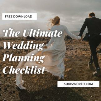 Free Download - The Ultimate Wedding Planning Checklist by SukisWorld.com