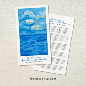 The Pacific - Open Ocean Watercolor and Meditation - Product Thumbnail