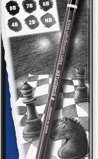 Staedtler-Mars-Lumograph-Black-Professional-Art-Pencils-Tin-of-6-Assorted-Black-Sketch-Pencils