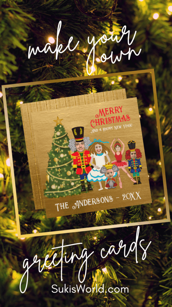 Nutcracker - Make your own Christmas Card - SukisWorld