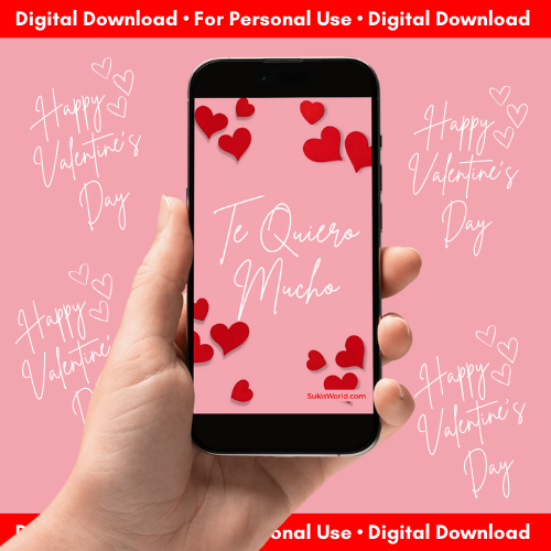 Animated TQM Happy Valentine's Day Card - Digital Download - For Personal Use Only