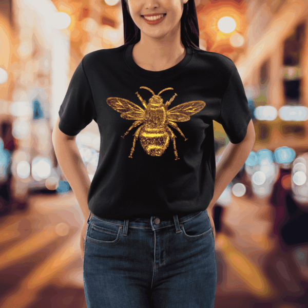Bee_-_Gold_Sparkling T-Shirt